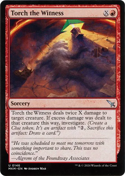 Torch the Witness - B Foil