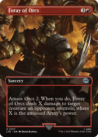 Foray of Orcs - Foil