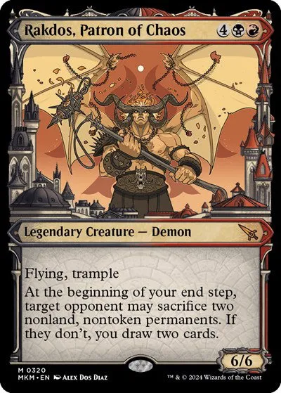 Rakdos, Patron of Chaos - Showcase Foil