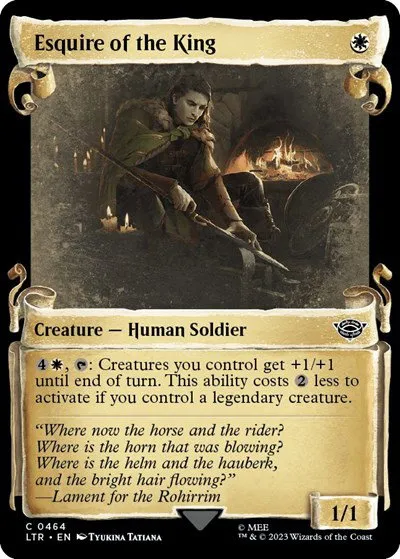 Esquire of the King - Foil