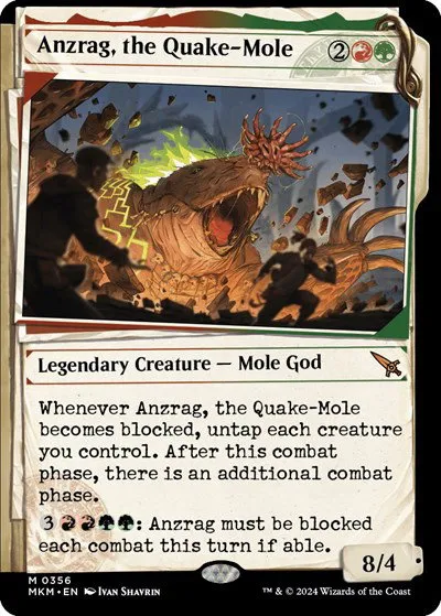 Anzrag, the Quake-Mole - Foil