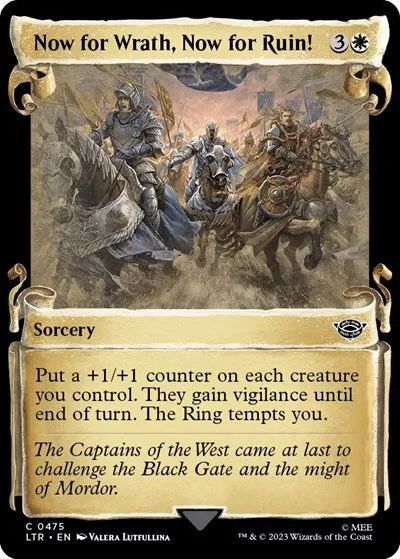Now for Wrath, Now for Ruin! - Foil