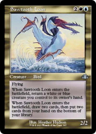 Sawtooth Loon - Foil
