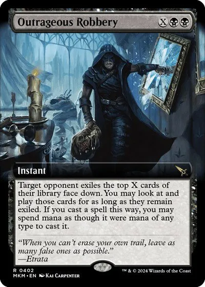 Outrageous Robbery - Foil