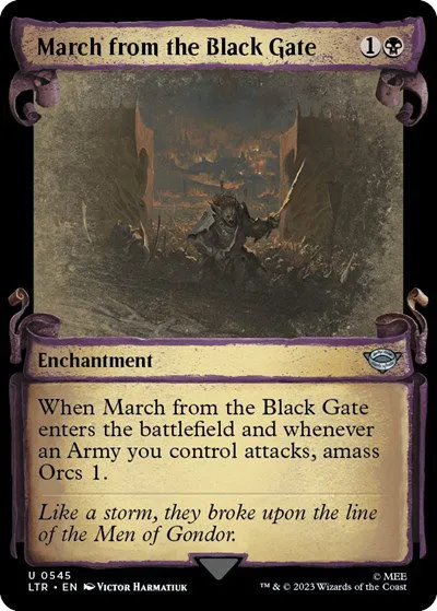 March from the Black Gate - Foil