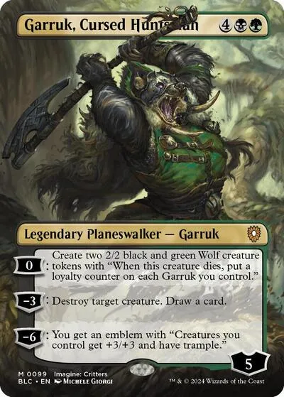 Garruk, Cursed Huntsman - Foil