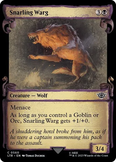 Snarling Warg - Foil