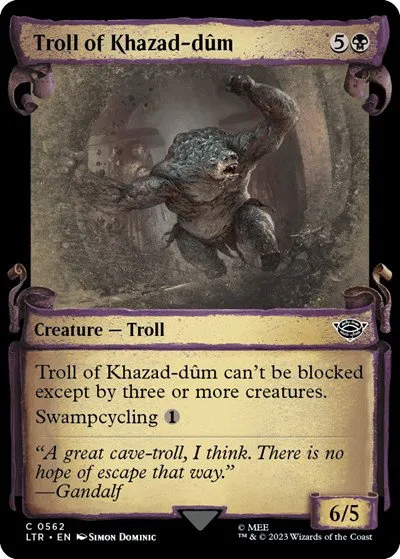 Troll of Khazad-dum - Foil