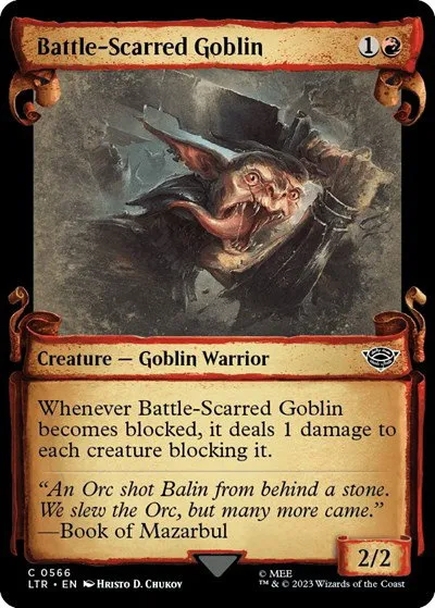 Battle-Scarred Goblin - Foil