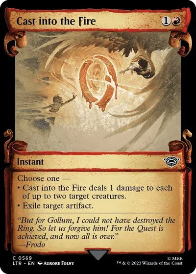 Cast into the Fire - Foil