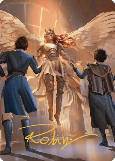 Demand Answers Art Card - Gold Stamped Signature