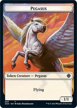 Pegasus // Faerie Double-Sided Token
