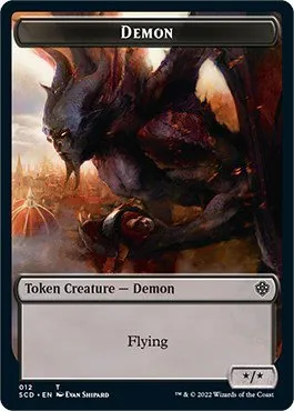 Demon Double-Sided Token - Normal Demon Double Sided Toke