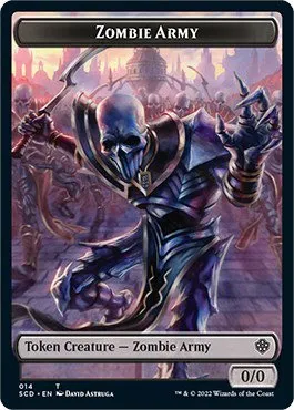 Zombie Army Double-Sided Token - Normal Zombie Army Double Side