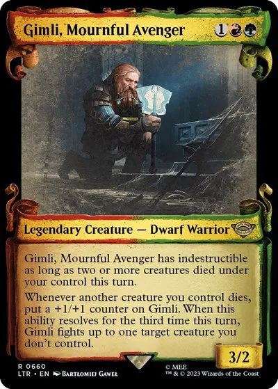 Gimli, Mournful Avenger - Foil