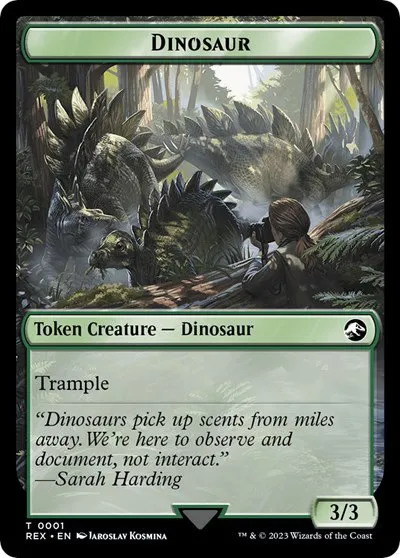 Dinosaur Token - Foil