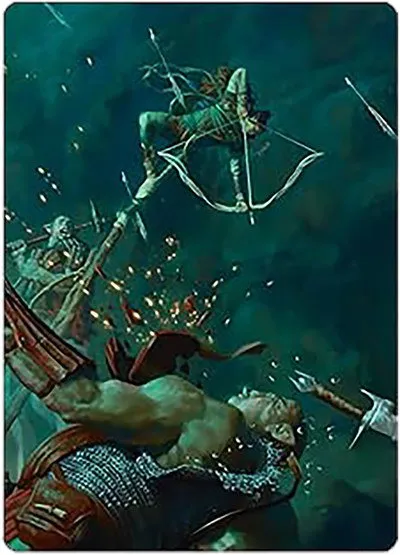 Legolas's Quick Reflexes Art Card - Normal Legolas S Quick Reflexe