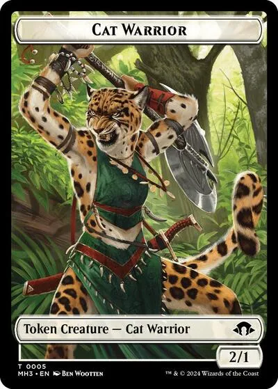 Cat Warrior Token - Normal Cat Warrior Token