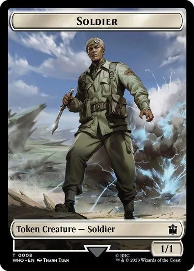 Soldier // Mutant Double-Sided Token - Foil