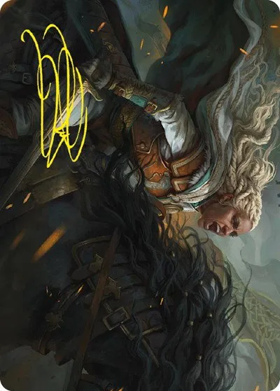 Eowyn, Fearless Knight Art Card - Gold Stamped Signature