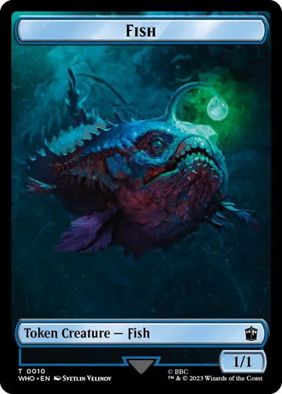 Fish // Food (0026) Double-Sided Token