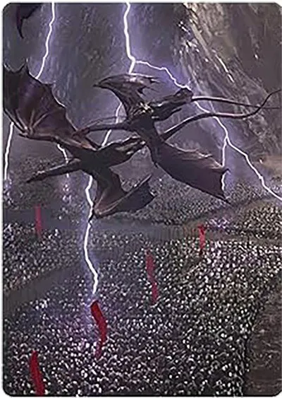 Mordor on the March Art Card - Normal Mordor On The March Art