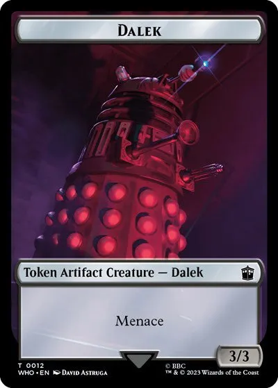 Dalek // Mark of the Rani Double-Sided Token - Foil