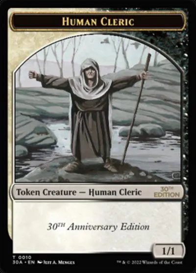 Human Cleric Token - Normal Human Cleric Token