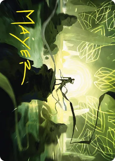 Legolas, Master Archer Art Card - Gold Stamped Signature