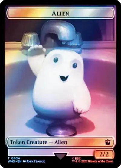 Alien // Alien Warrior Double-Sided Token