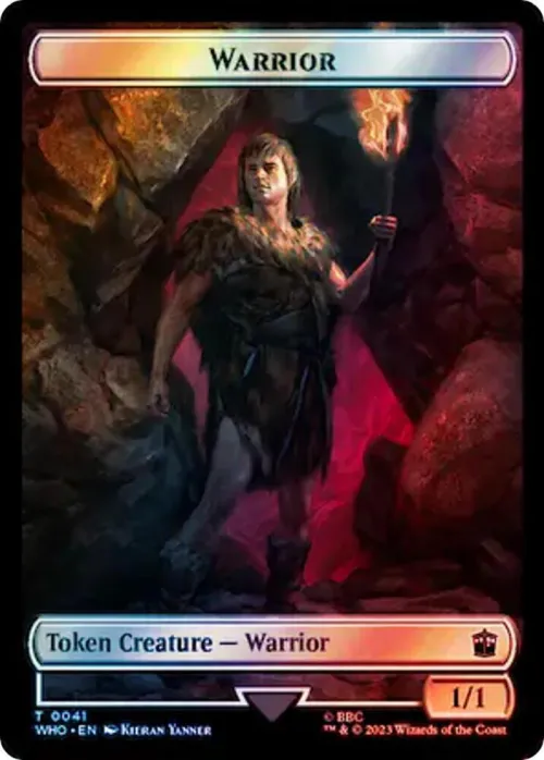 Warrior // Beast (0049) Double-Sided Token