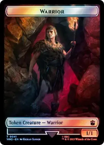 Warrior // Treasure (0060) Double-Sided Token