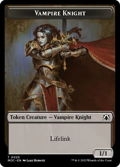 Vampire Knight // Soldier Double-sided Token