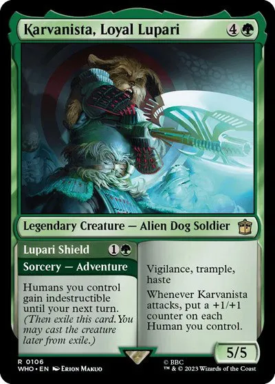 Karvanista, Loyal Lupari - Foil