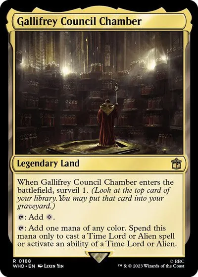 Gallifrey Council Chamber - Foil