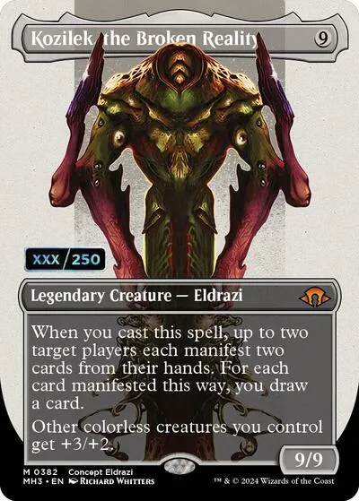 Kozilek, the Broken Reality - Serial Numbered