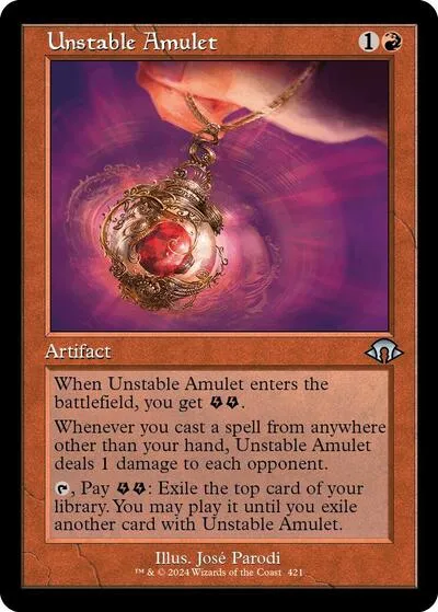 Unstable Amulet - Foil