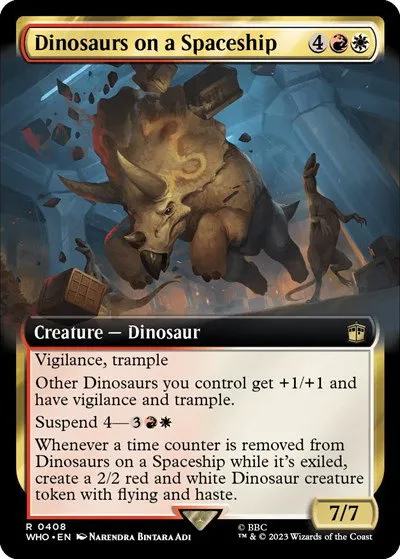 Dinosaurs on a Spaceship - Foil