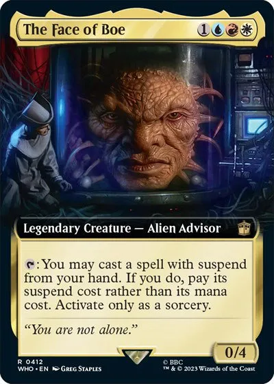 The Face of Boe - Foil