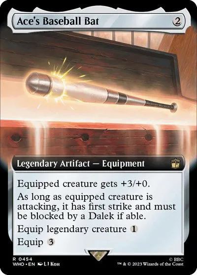 Ace's Baseball Bat - Foil
