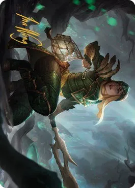 Argothian Opportunist Art Card - Gold Stamped Signature