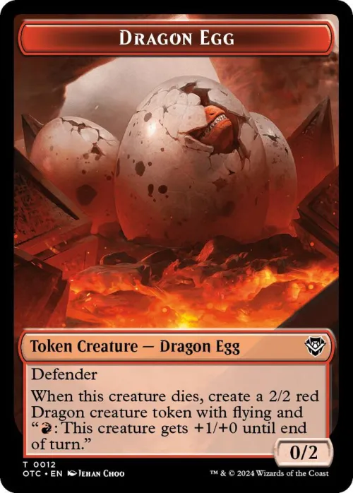Dragon Egg // Dragon Double-Sided Token