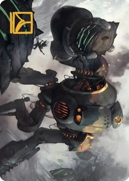 Rust Goliath Art Card - Gold Stamped Signature