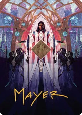 Kayla's Command Art Card - Gold Stamped Signature