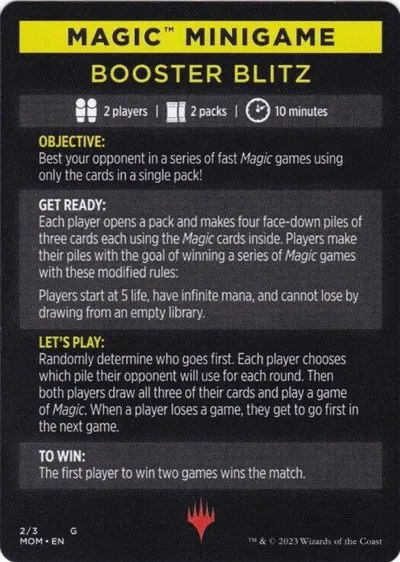 Magic Minigame: Booster Blitz - Normal Magic Minigame Booster 