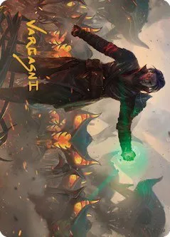 Mishra, Eminent One Art Card - Gold Stamped Signature