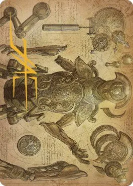 Foundry Inspector Art Card - Gold Stamped Signature