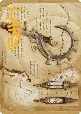 Soul-Guide Lantern Art Card - Gold Stamped Signature