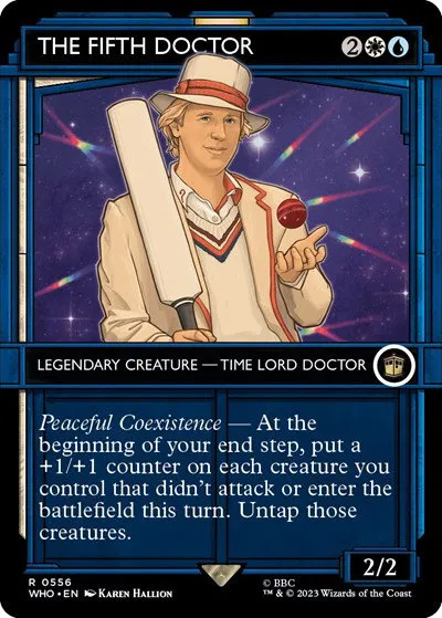 The Fifth Doctor - Showcase Foil