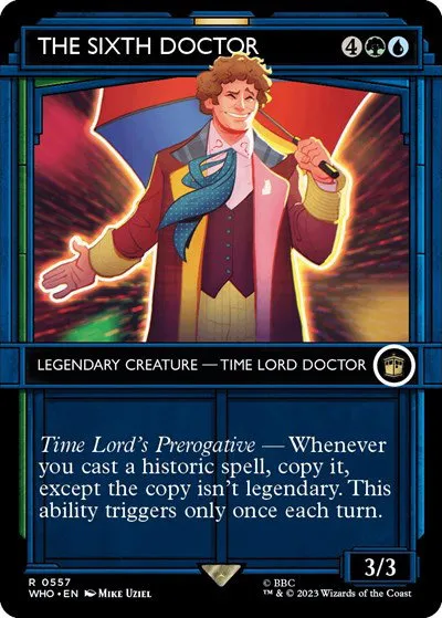 The Sixth Doctor - Showcase Foil